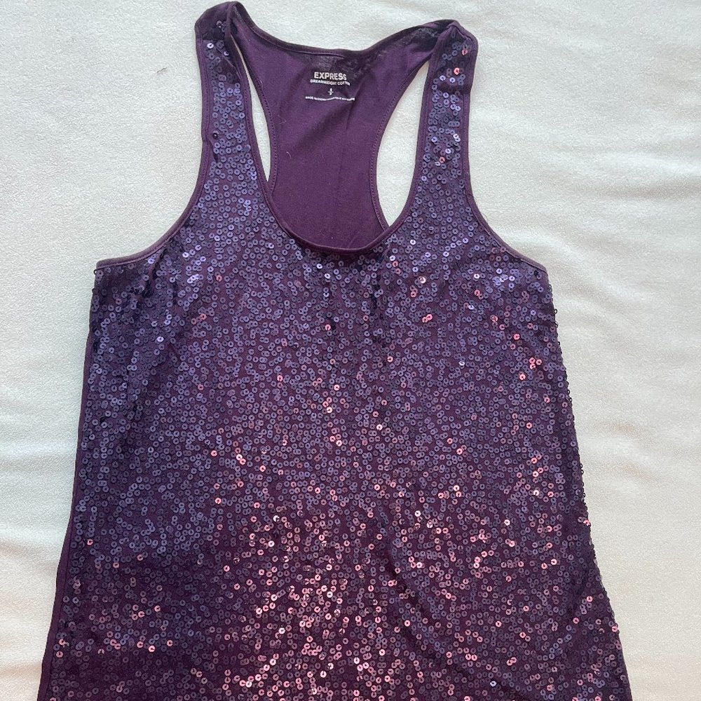 Sequin Sleeveless Top